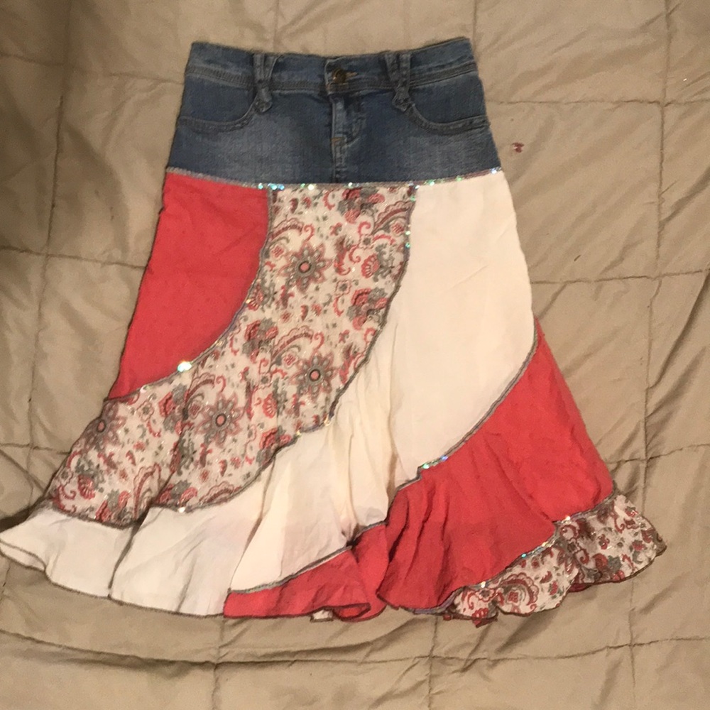 Candies jean skirt